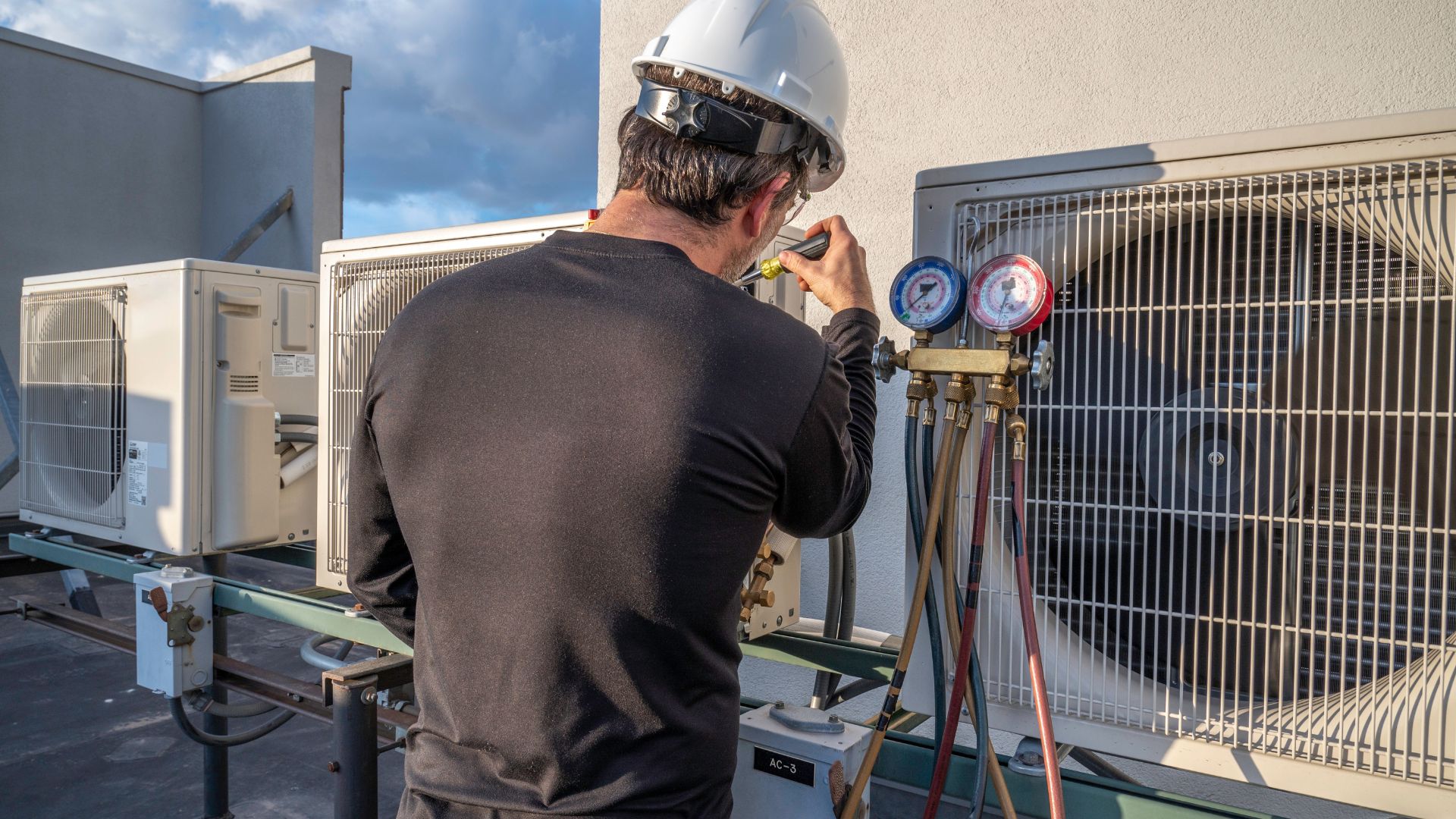 Professional HVAC Services Background